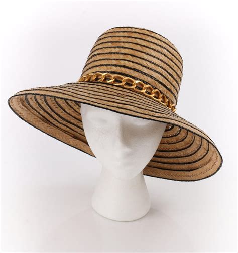 vintage dior straw hat|dior hat price.